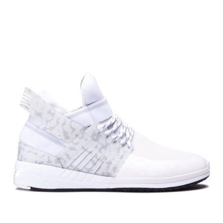 Supra Skytop V - Γυναικεια Sneakers Ψηλα - Ασπρα (GR4615)